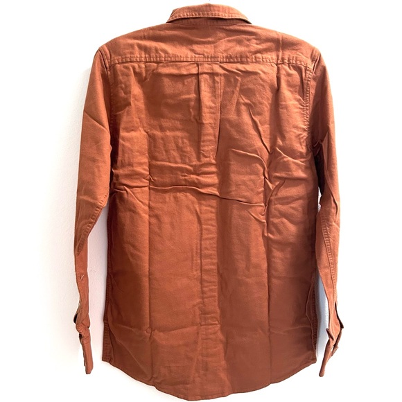 Brown long sleeve button down Shirt - Picture 4 of 5